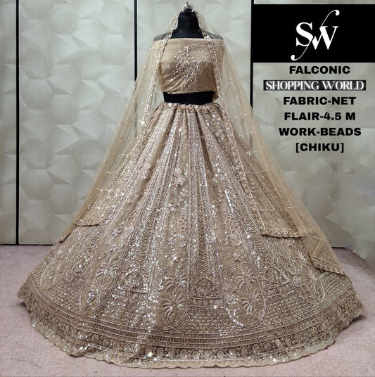 Chiku Golden Net Lehenga