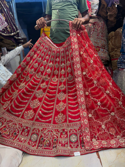 Gorgeous red Bridal Lehenga