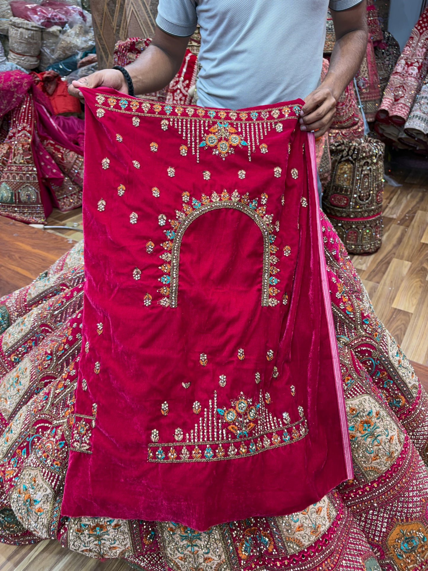 Pink Ball Bridal Lehenga