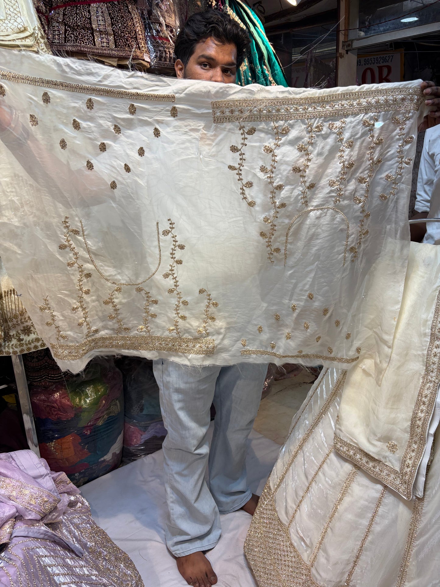 White Designer Lehenga