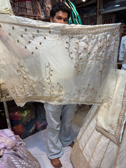 White Designer Lehenga