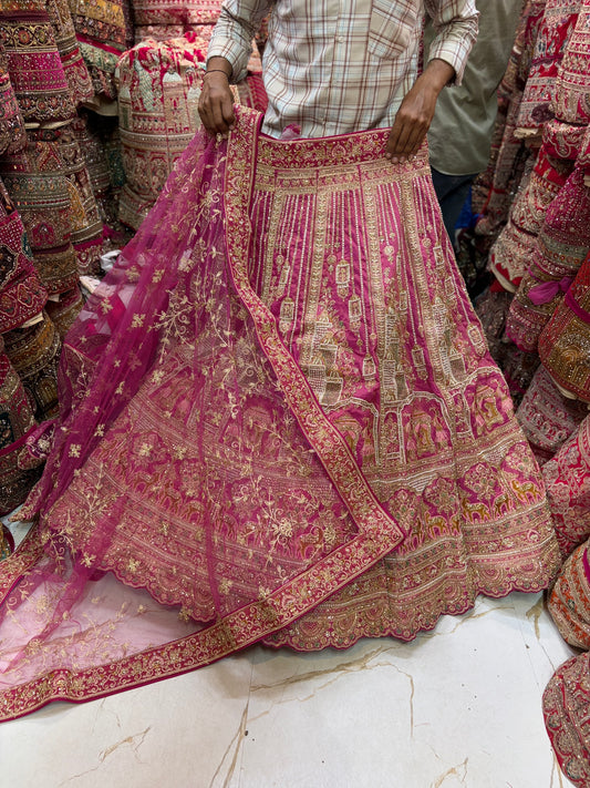 Baby Pink Doli Barat Bridal Lehenga