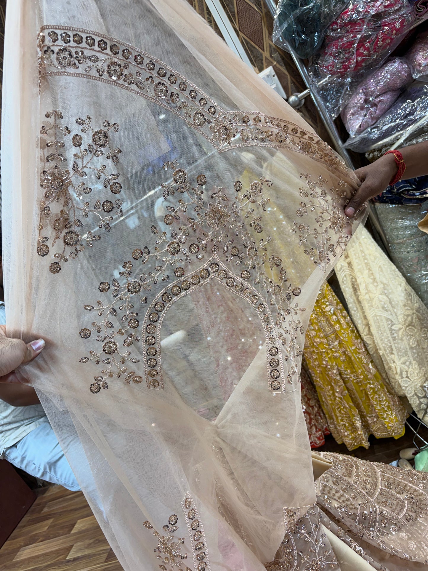 Golden Designer Lehenga