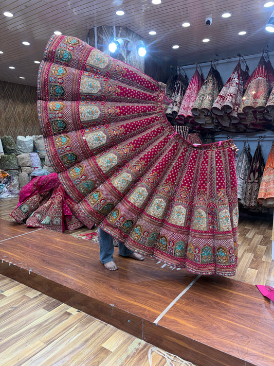 Pink Ball Bridal Lehenga