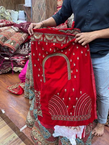 Maroon Ball Bridal Lehenga