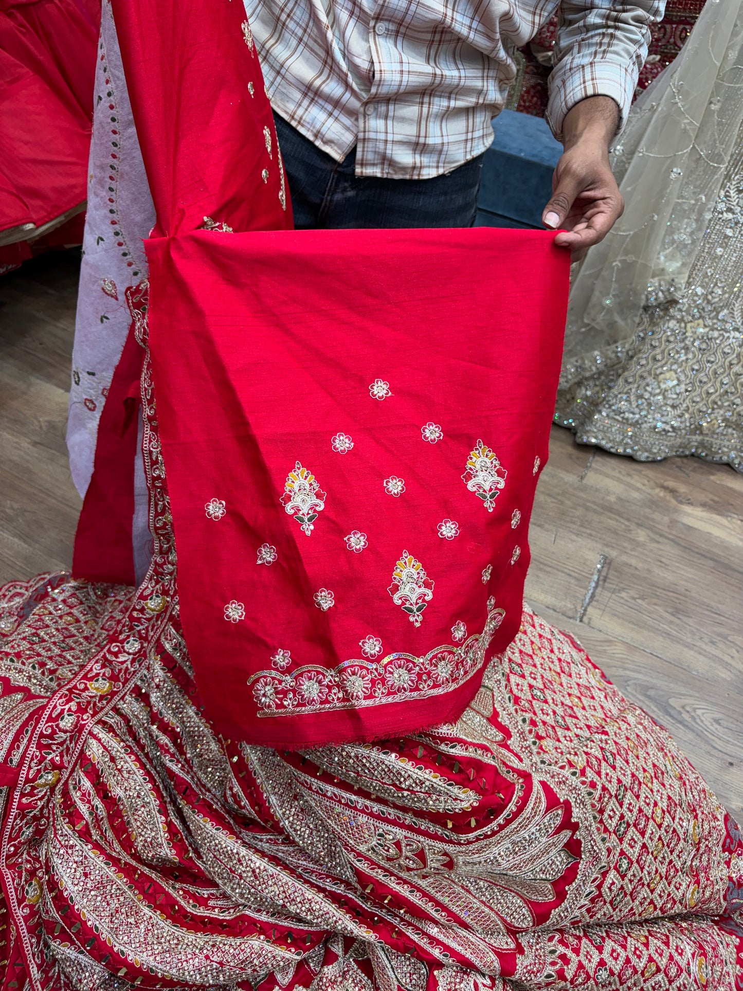Rani Pink Bridal Lehenga