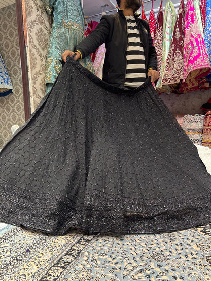 Good looking black Lehenga