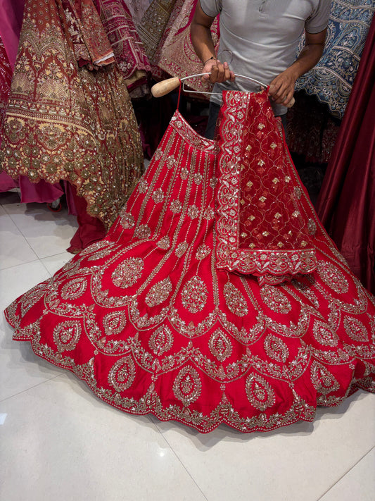 Hot pink Lehenga