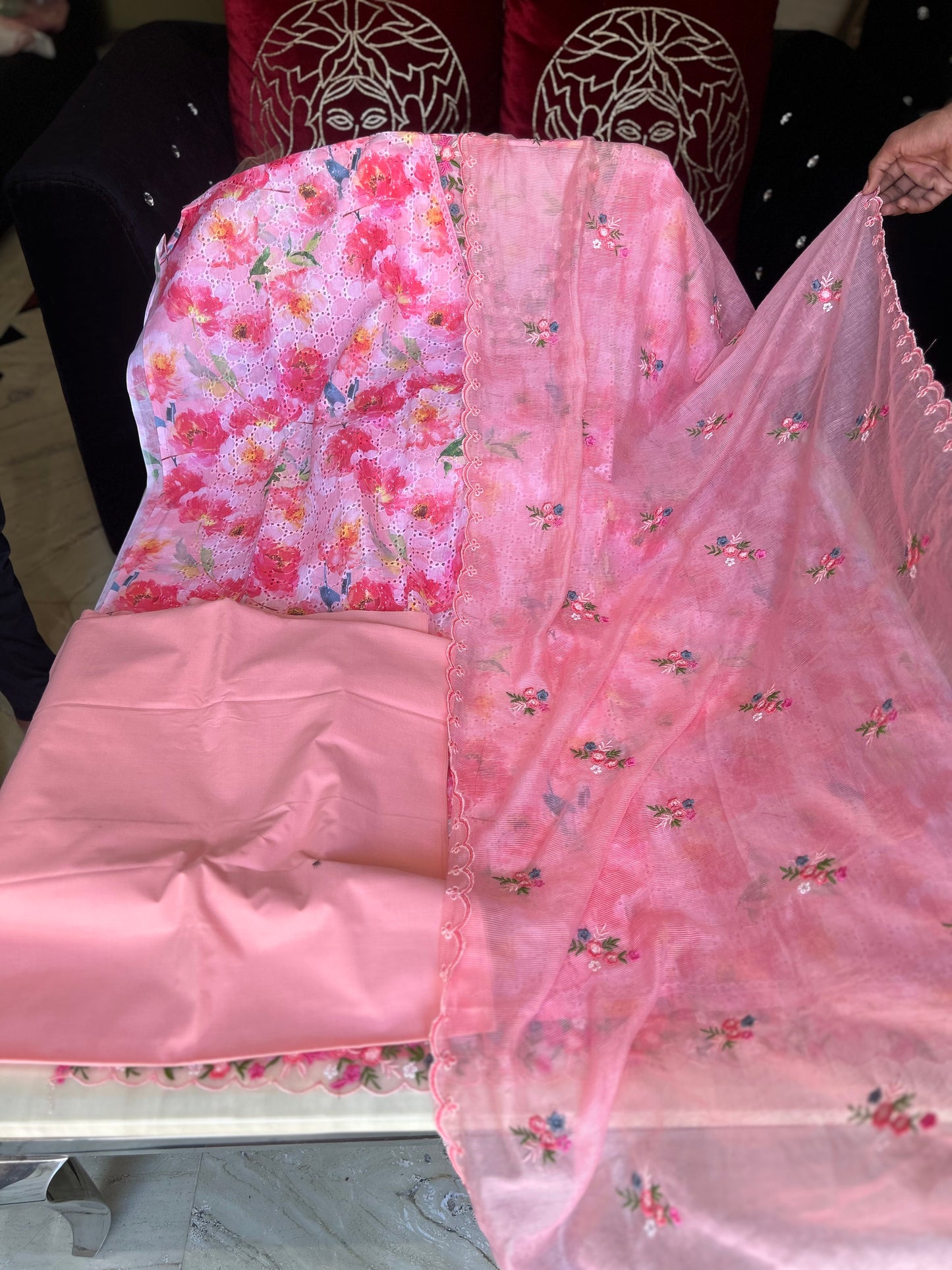 Lovely pink Unstitched suit