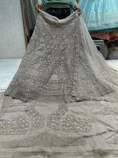 Pretty grey Lehenga