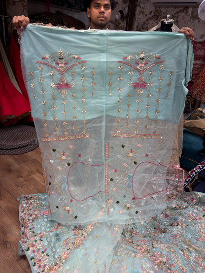 Light Blue Lehenga