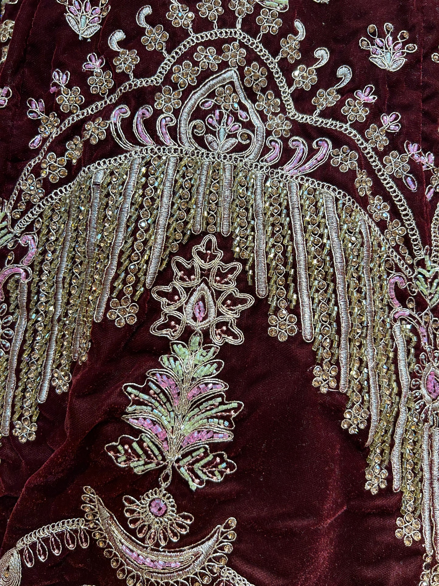 Khoobsurat maroon doli barat bridal lehenga❤️