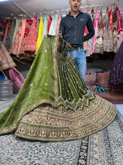 Gorgeous green Lehenga