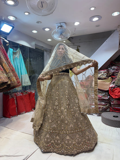 Gorgeous golden Lehenga