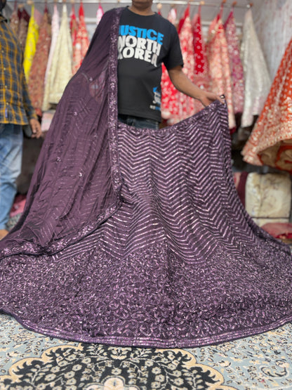 Gorgeous purple Lehenga