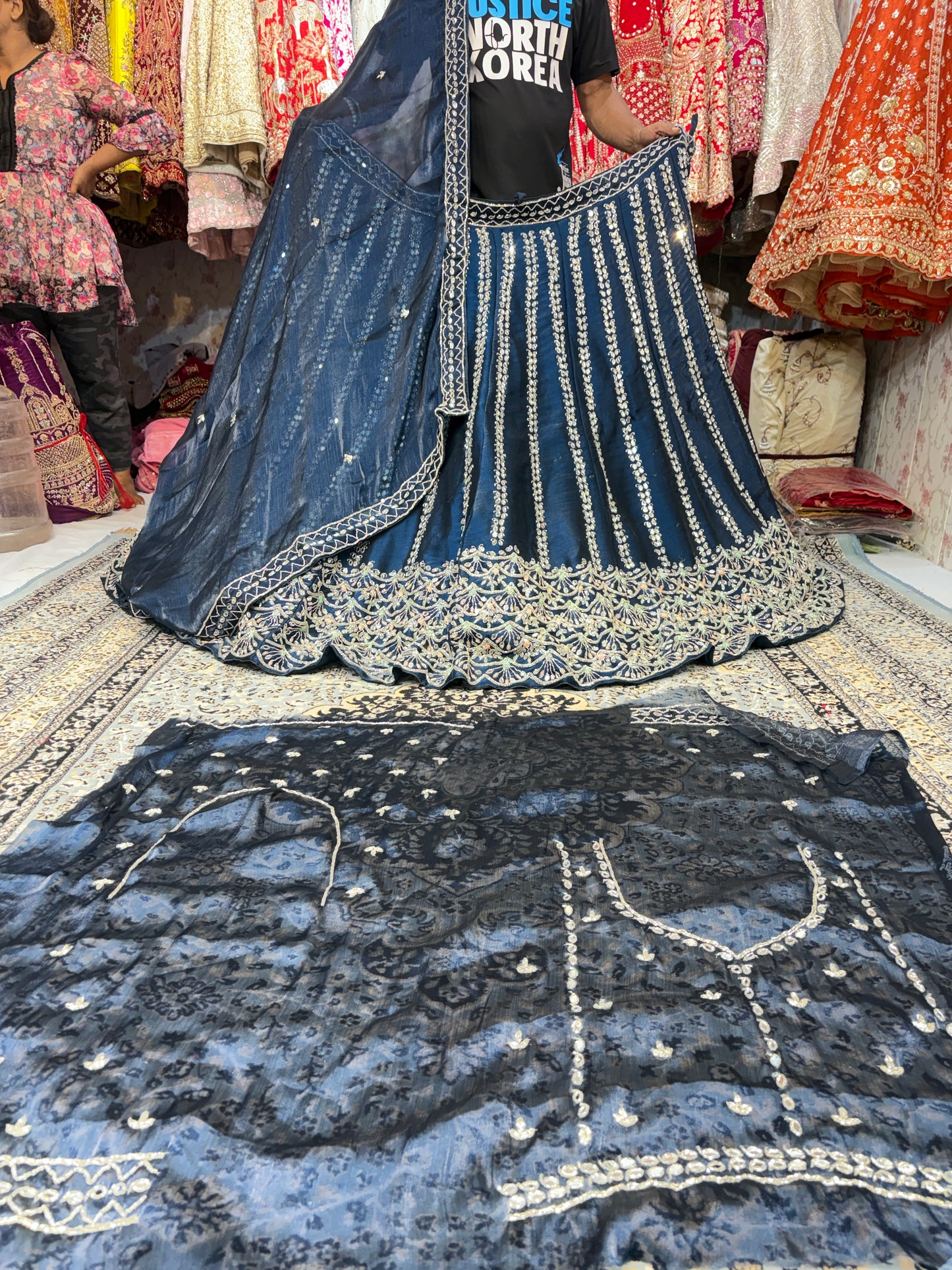 Fantastic Sky blue Lehenga