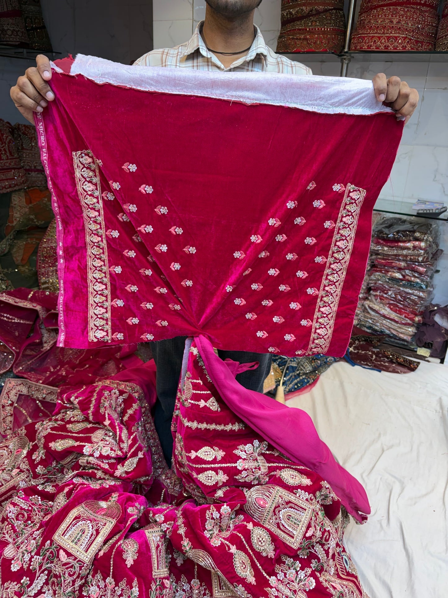 Maroon Bridal Lehenga