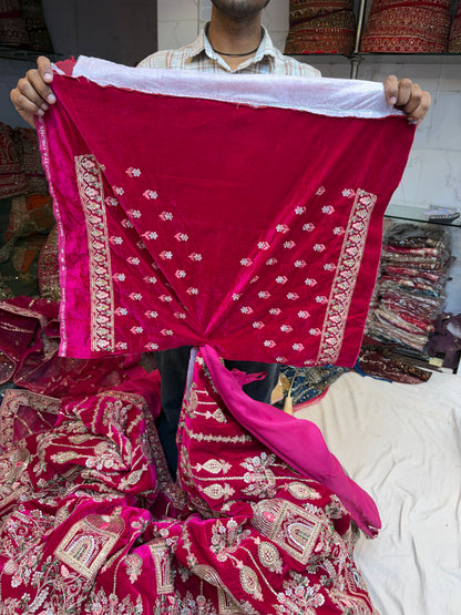 Maroon Bridal Lehenga