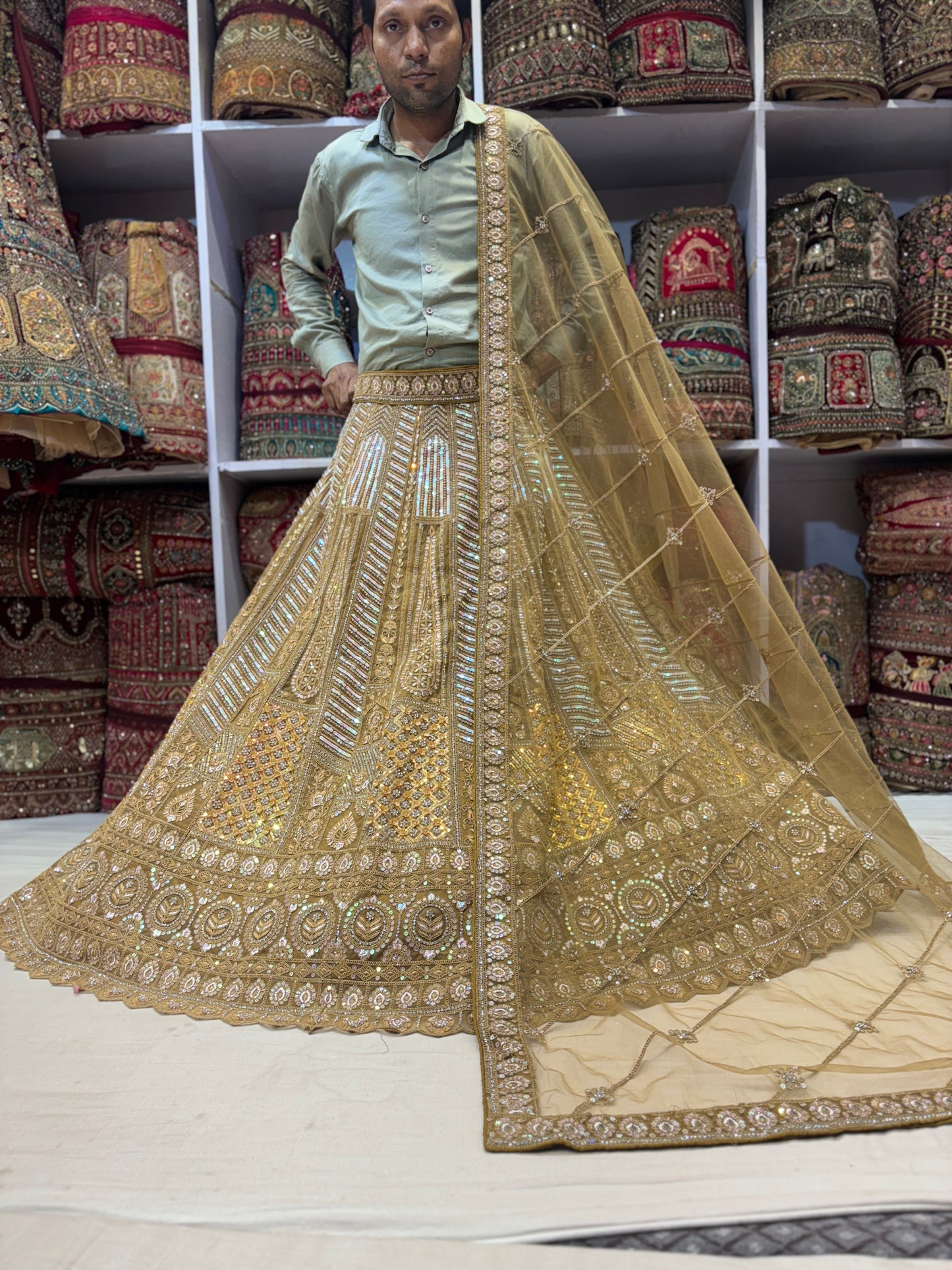 Engaging maroon summer cotton unstitched suit ( free size )