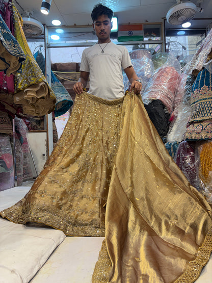 Pretty golden Lehenga