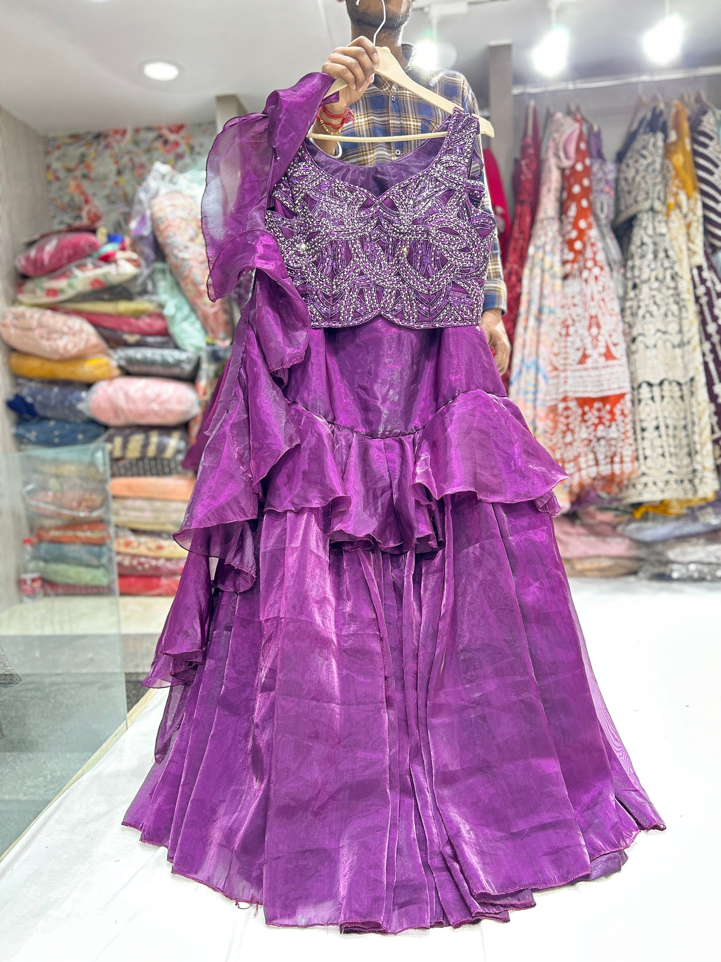 Astonishing purple lehenga❤️