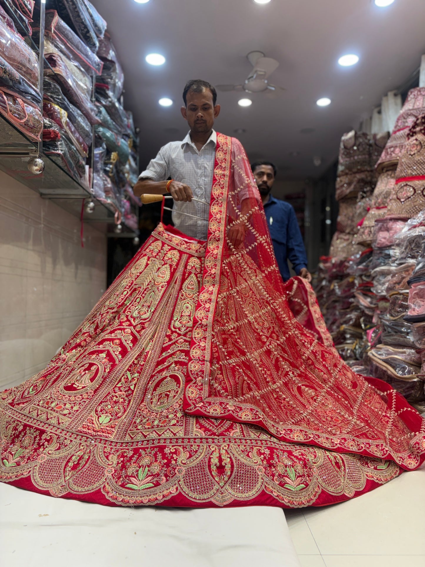 Something different Rani pink Bridal Lehenga