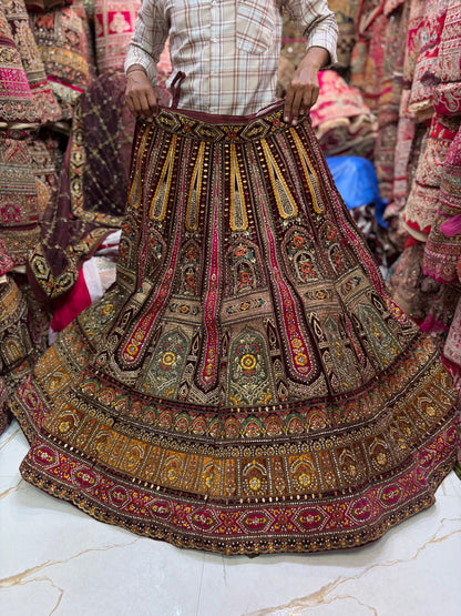 Maroon Bridal Lehenga