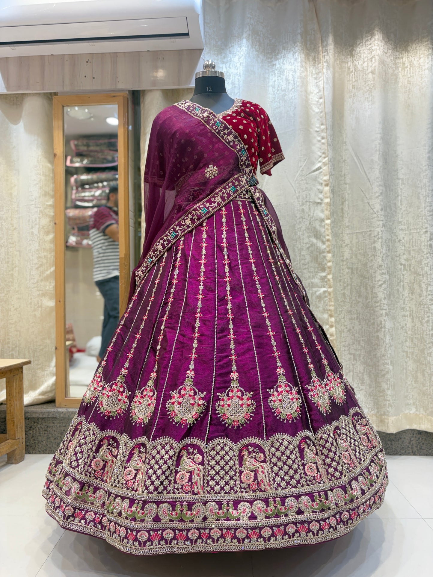 Gorgeous purple Lehenga