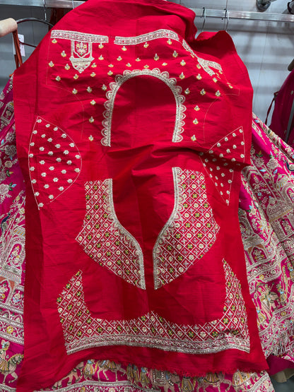 Rani pink peacock Bridal Lehenga