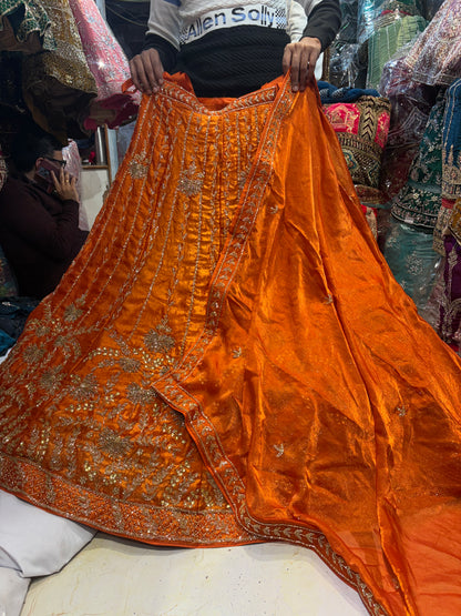 Eye Catching Rust orange Lehenga