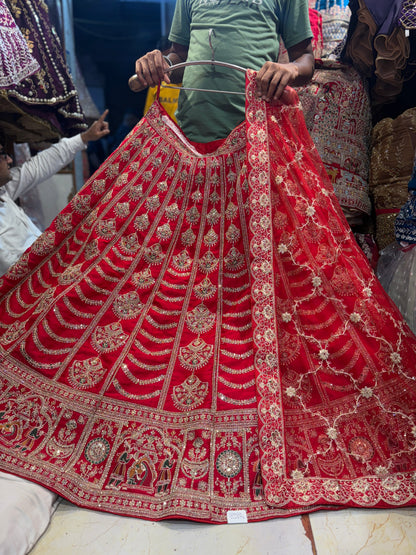 Gorgeous red Bridal Lehenga