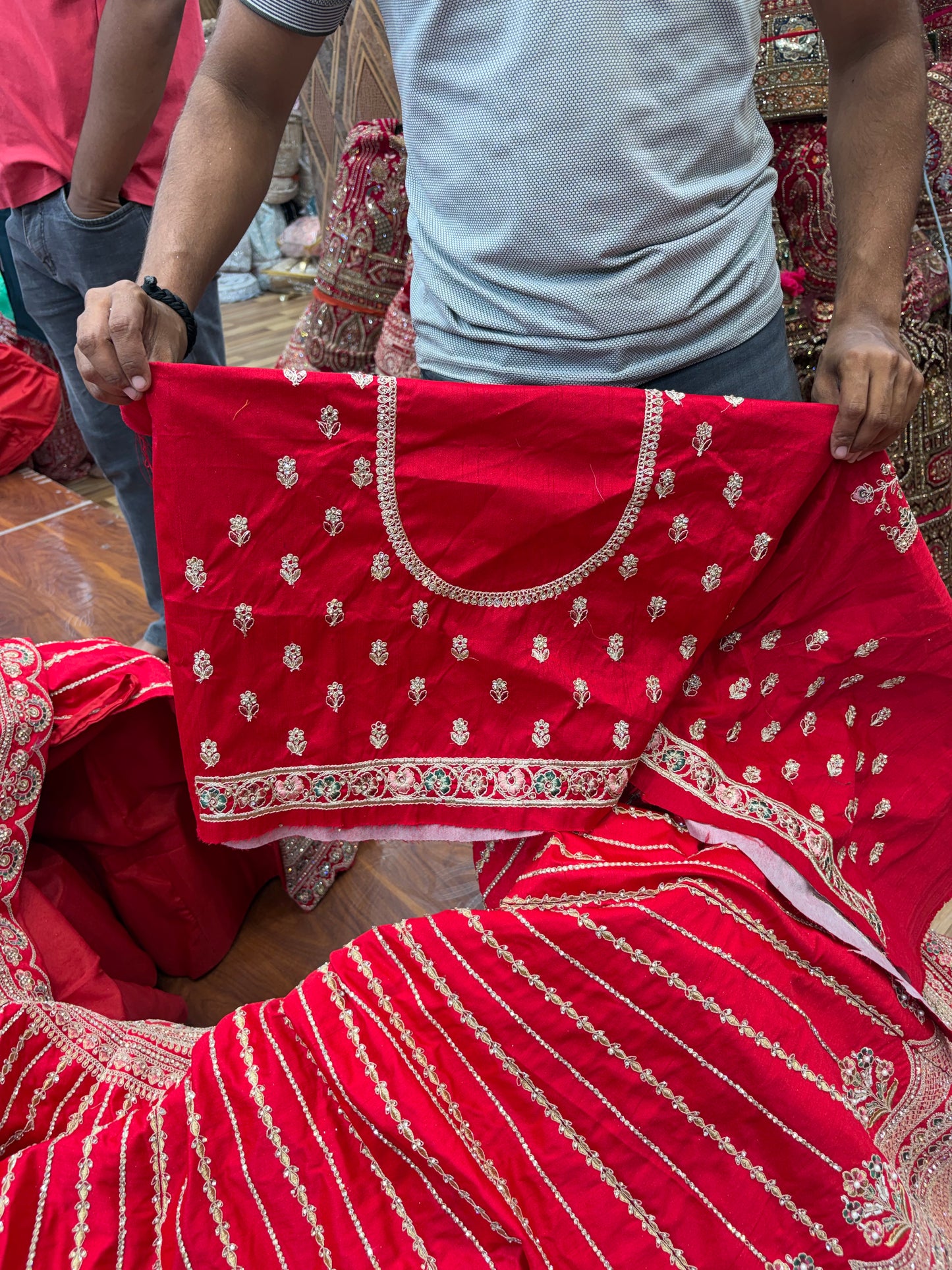Rani Pink Designer Bridal Lehenga