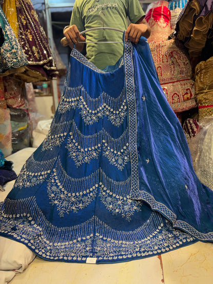 Amazing blue Sequence Lehenga