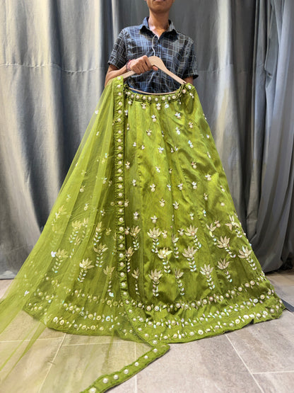 Tremendous green Lehenga