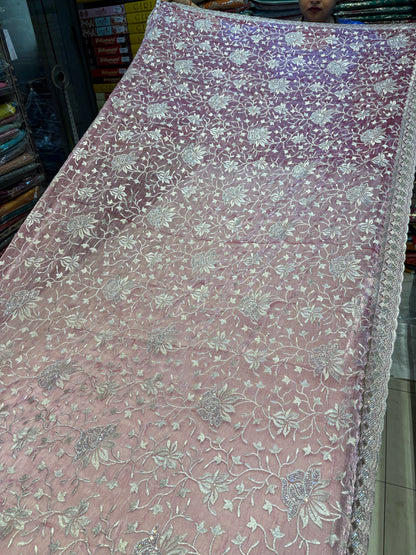 Fantastic pink saree