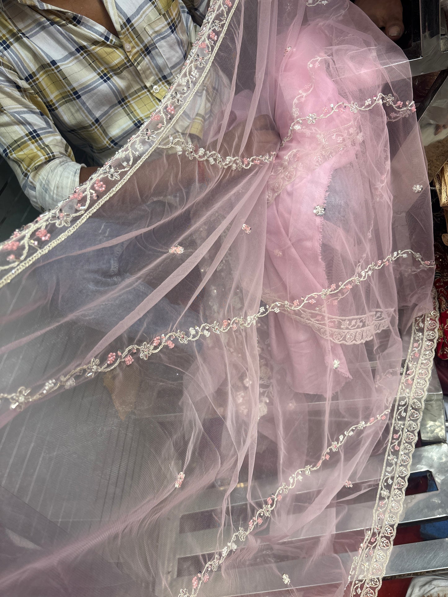 Eye catching pink Lehenga