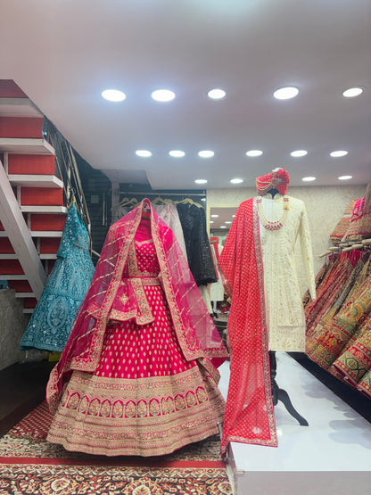 Good looking bridal Lehenga sherwani combo