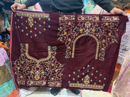 Something different Maroon Ball bridal Lehenga