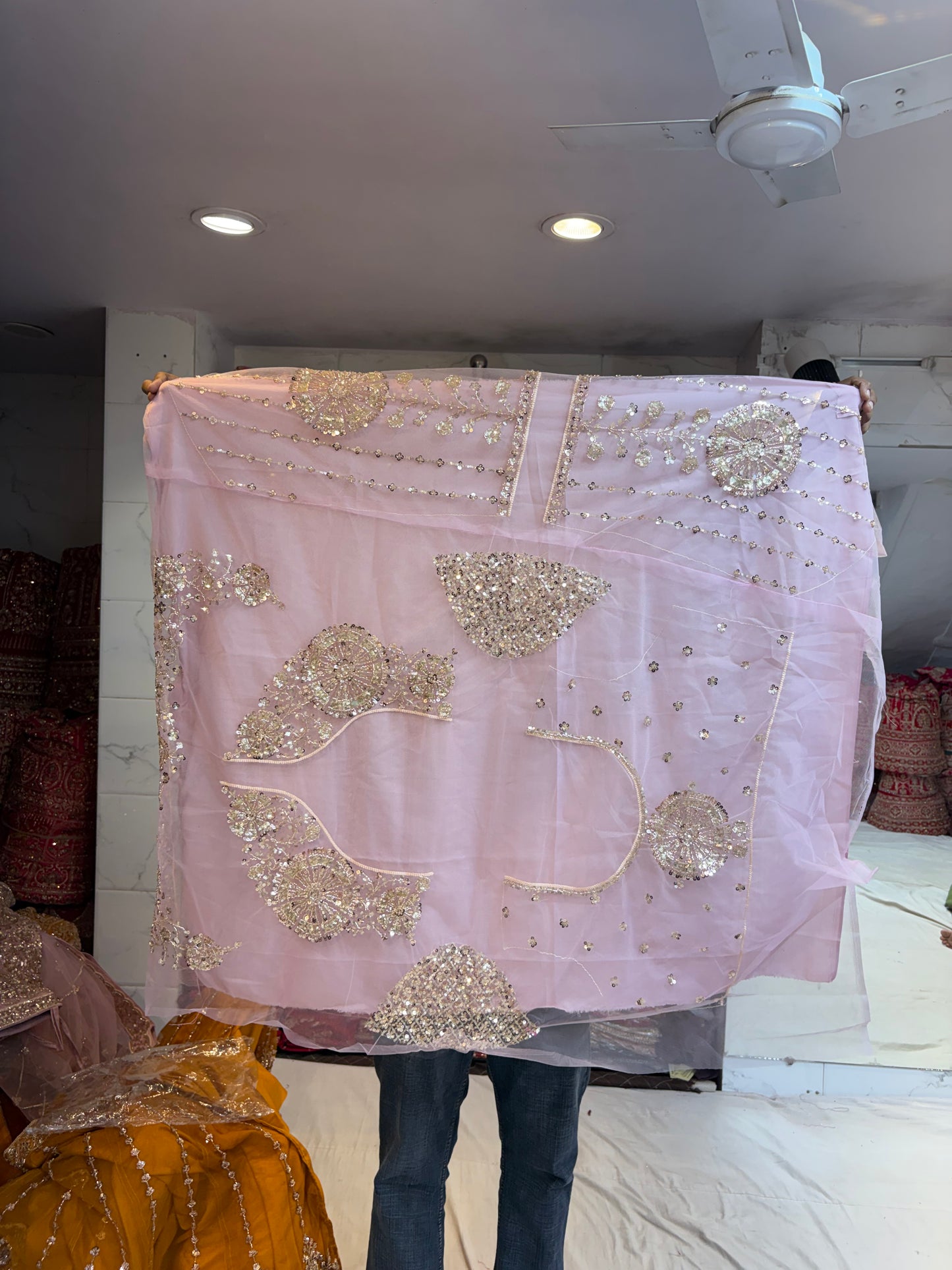 Baby Pink Designer Lehenga