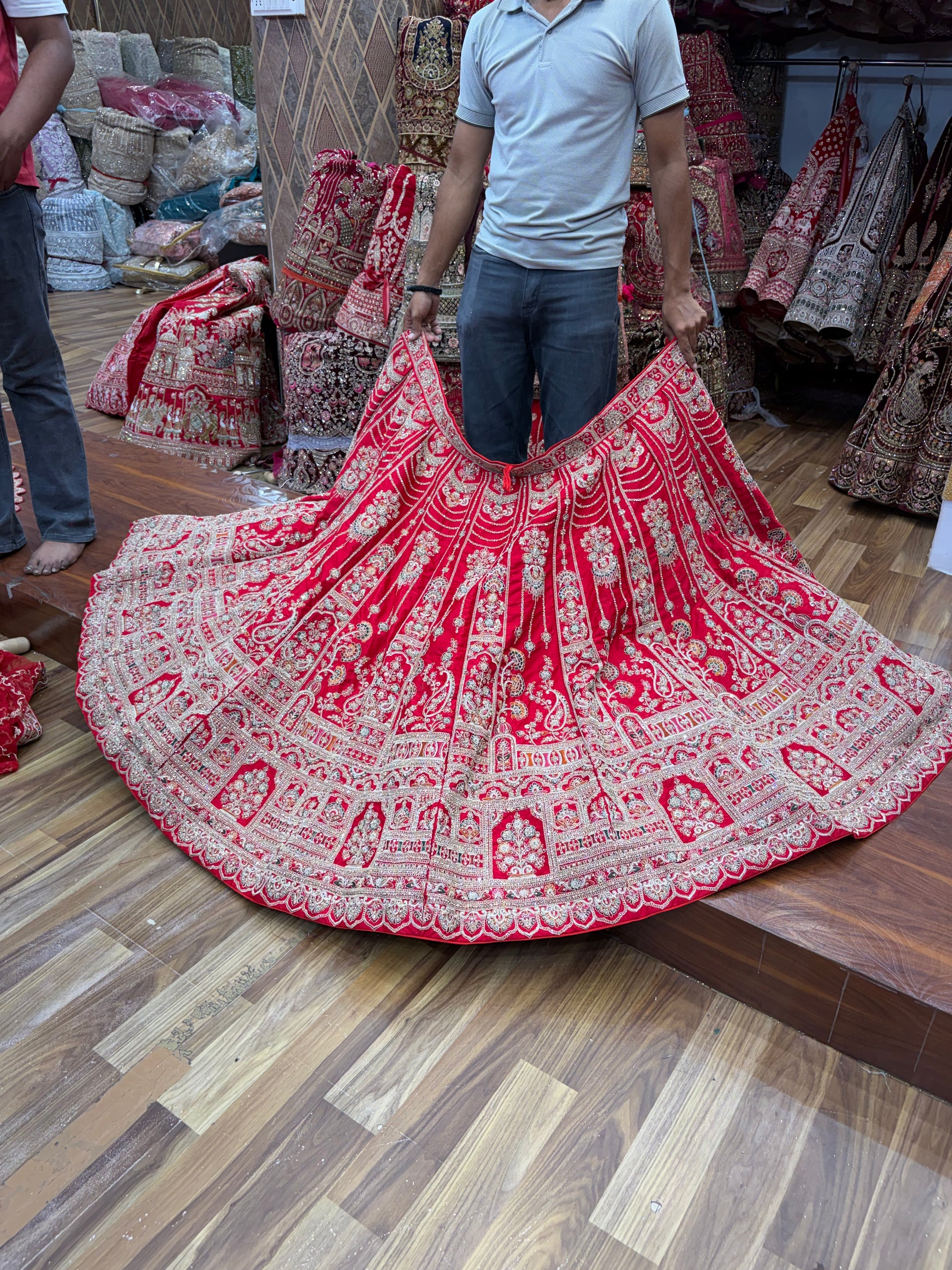 Rani Pink Bridal Lehenga - Shopping World