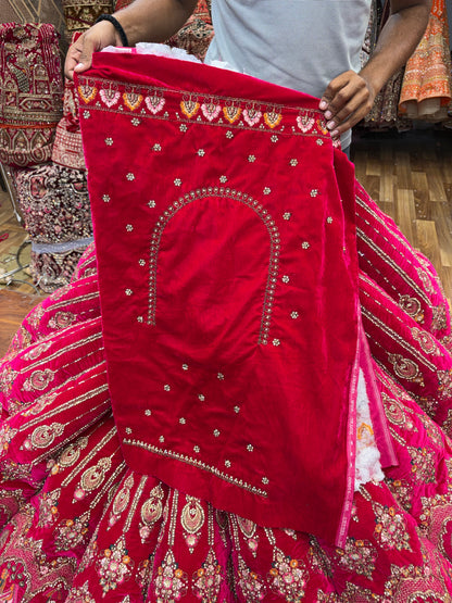 Rani Pink Ball Bridal Lehengaa