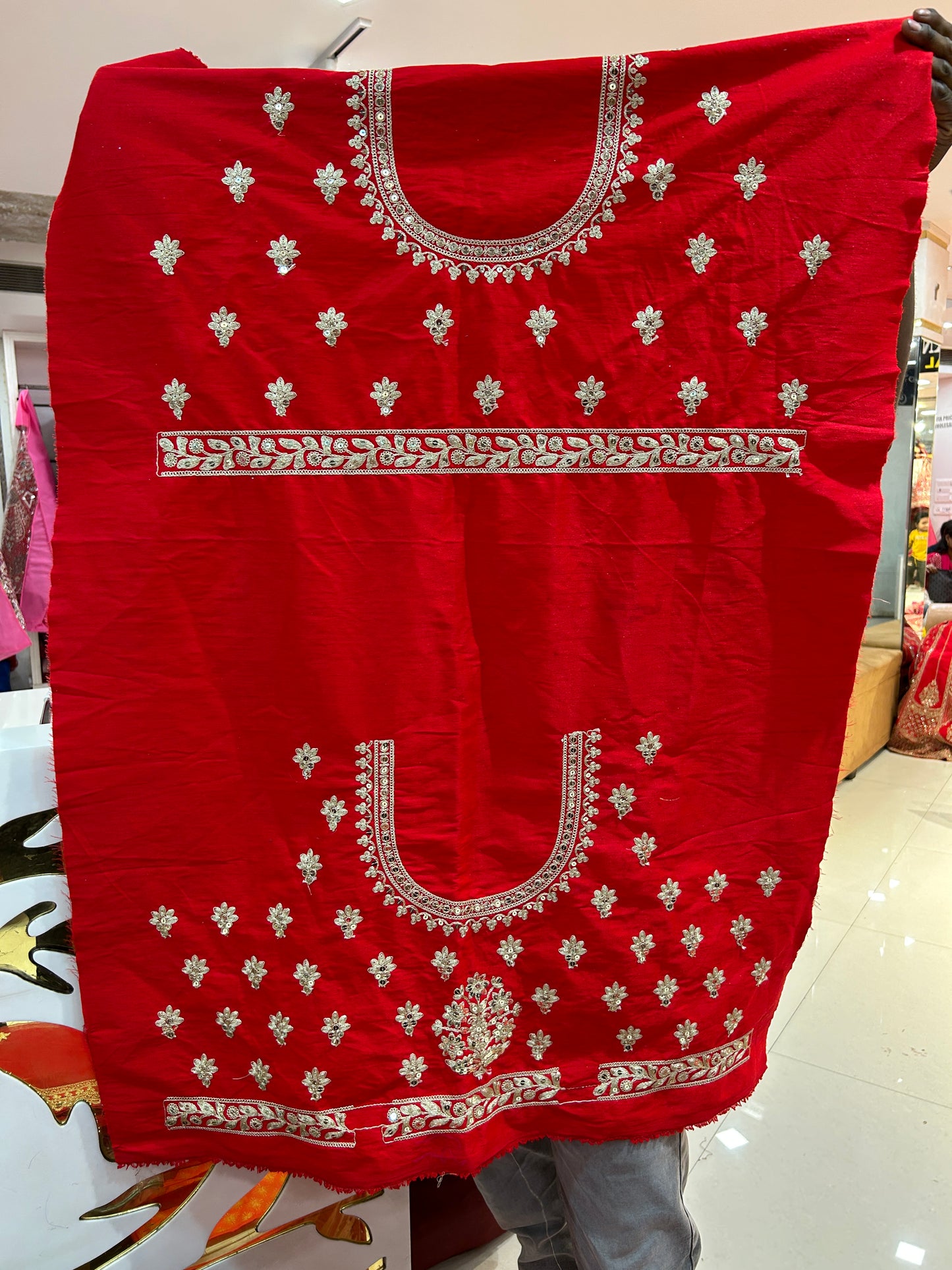 Majestic Red bridal lehenga Happy Customer