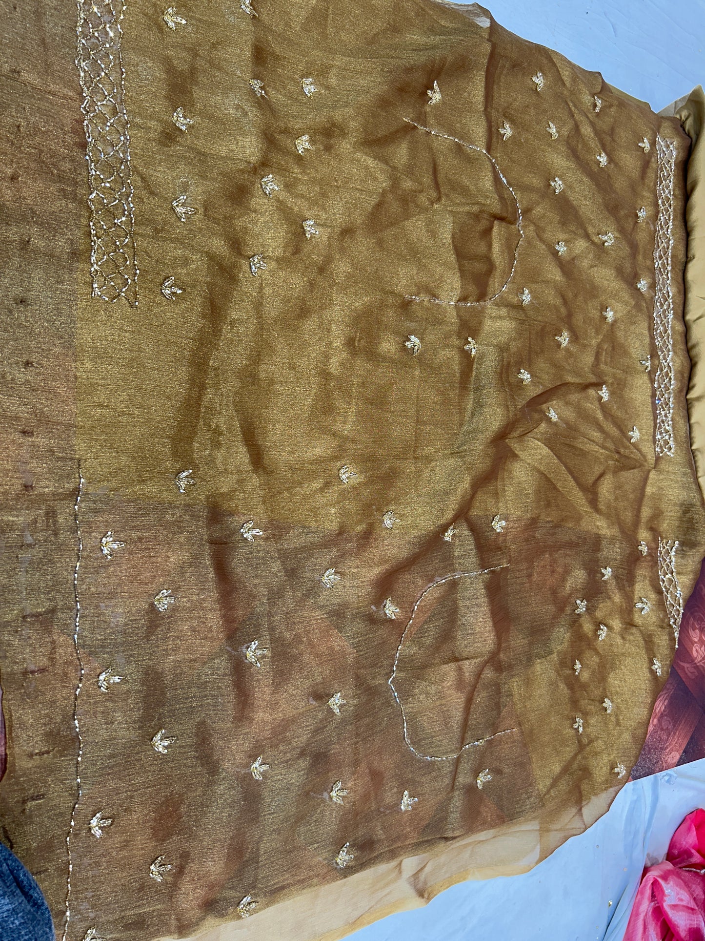 Glamorous golden lehenga