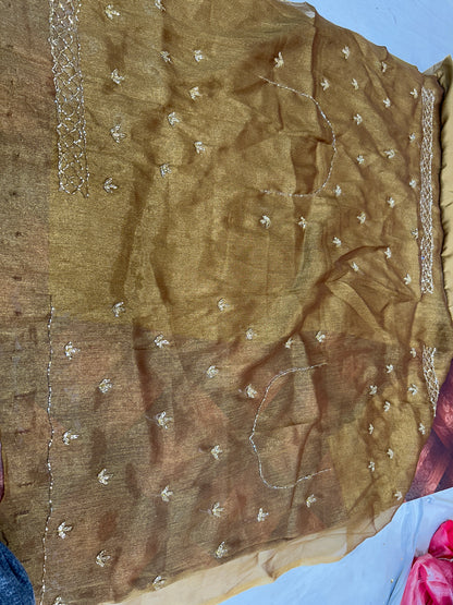 Glamorous golden lehenga