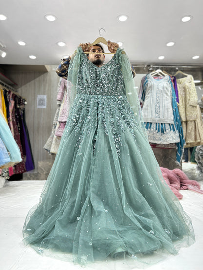 Stunning green gown