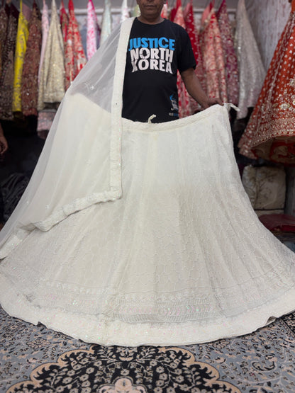 Glamorous white Lehenga