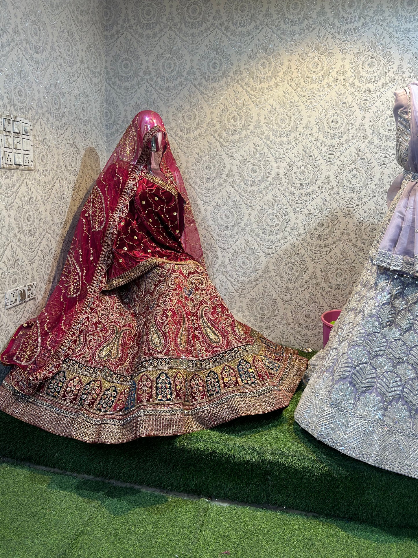 Stylish lite purple Lehenga