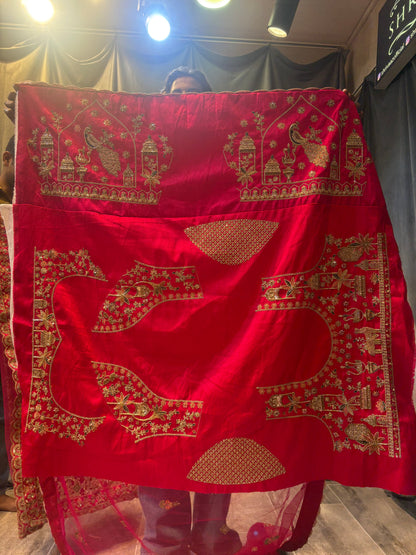 Pretty Rani pink bridal Lehenga