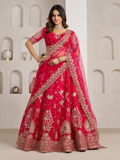 Purple Peacock Designer Lehenga 2172