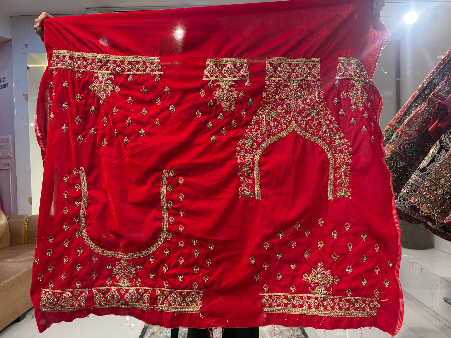 Lovely red ball bridal Lehenga